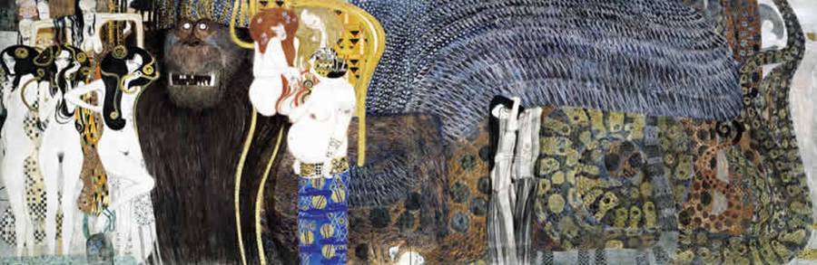 Gustav Klimt, Beethoven Frieze:  The Hostile Forces