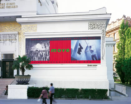 Ren&eacute;e Green, Projekt Fassade, 2000, Foto: Etienne Rieger