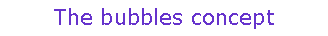 ��r���: The bubbles concept 